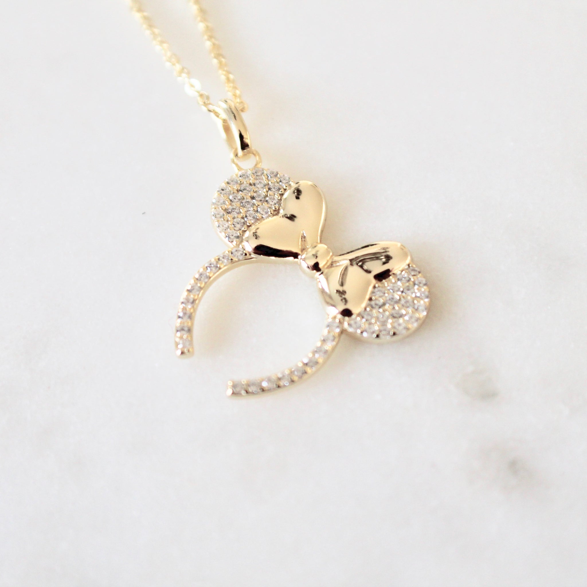 Minnie Mouse necklace