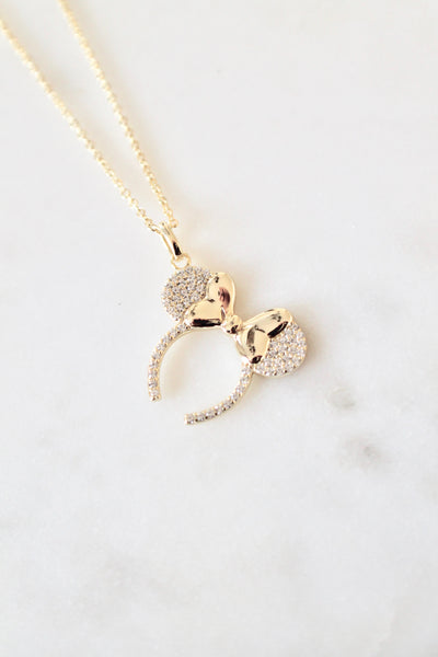 Minnie Mouse necklace