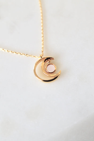 Crescent necklace