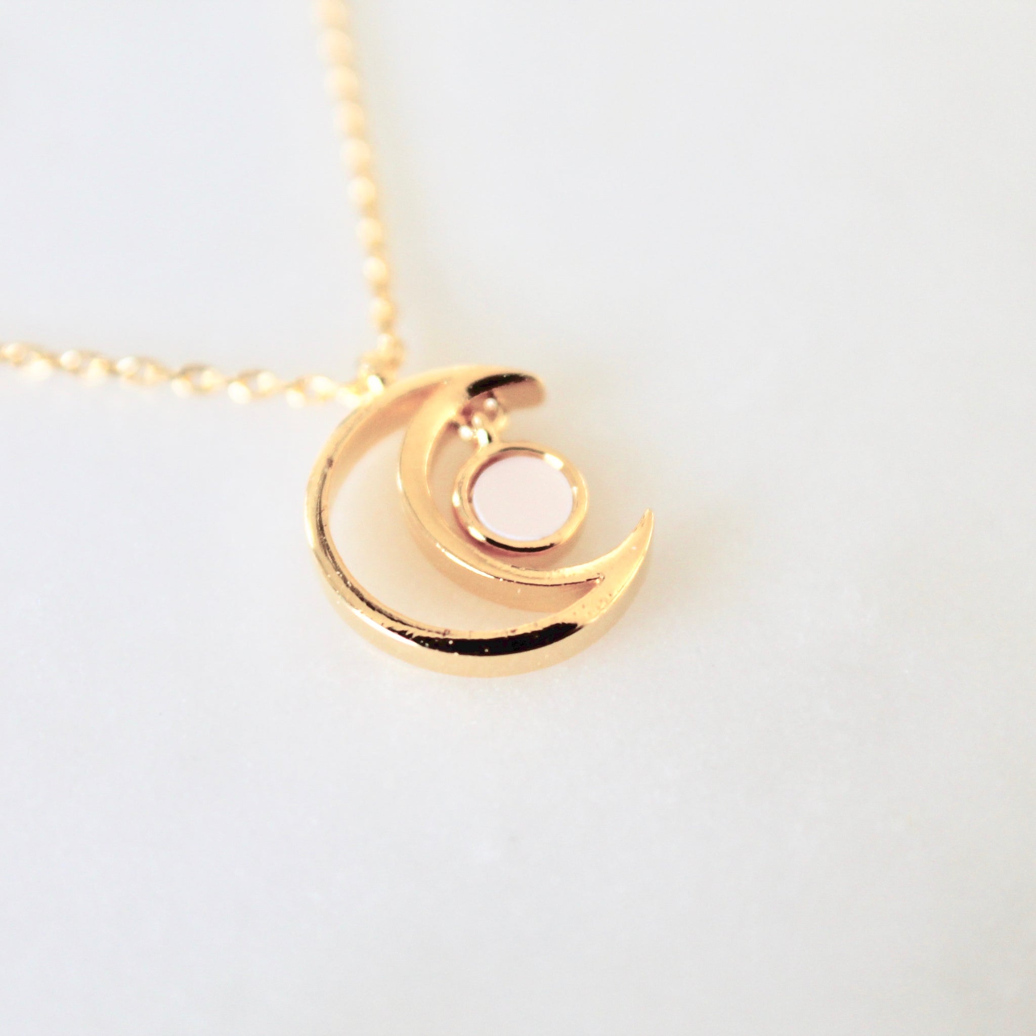 Crescent necklace