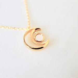 Crescent necklace