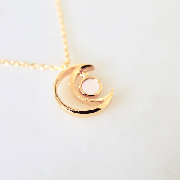 Crescent necklace