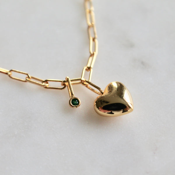 Heart pendant necklace