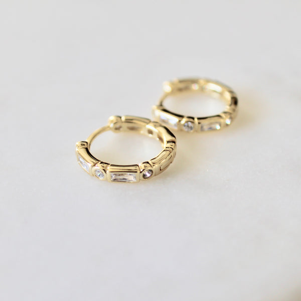 Agnes huggie earrings