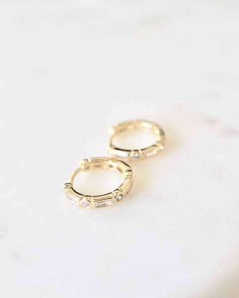 Agnes huggie earrings