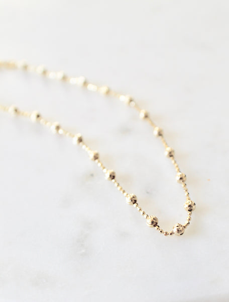Ball ankle bracelet