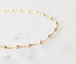 Ball ankle bracelet