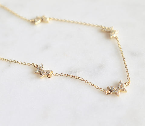 Butterfly ankle bracelet