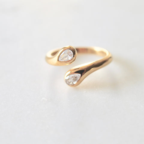 Cassandra CZ stone ring