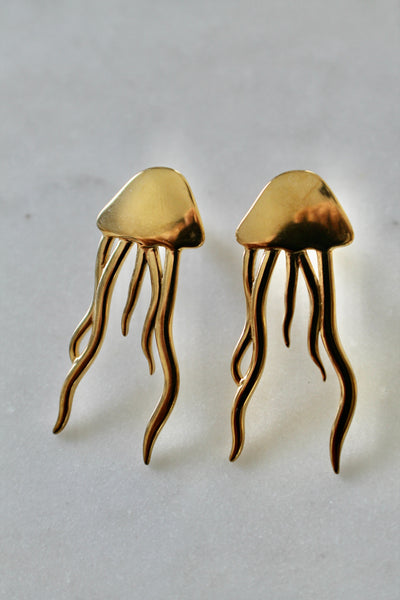 Jelly fish earrings