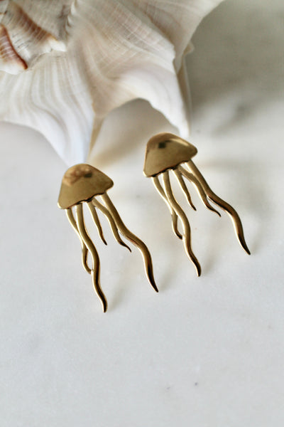Jelly fish earrings