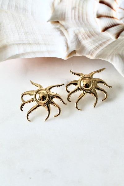 Octopus earrings