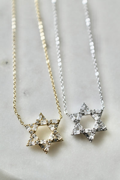 Star of David necklace
