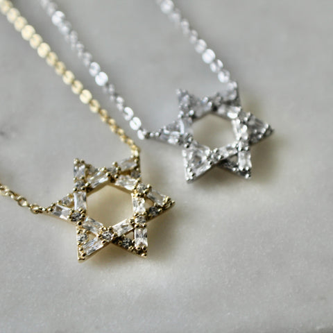 Star of David necklace