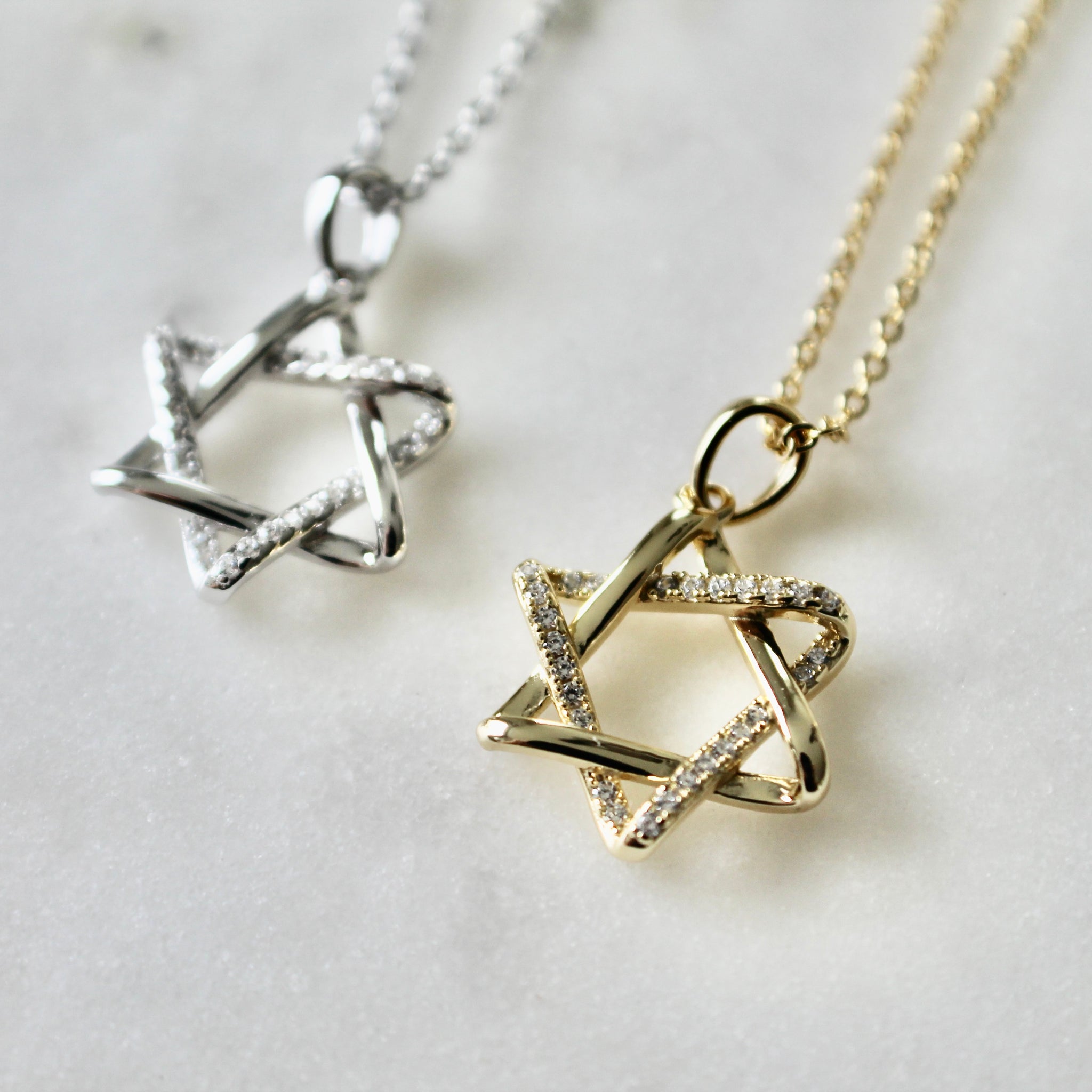 Star of David pendant necklace