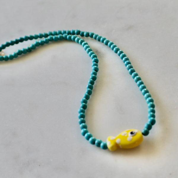 Ceramic Fish Necklace