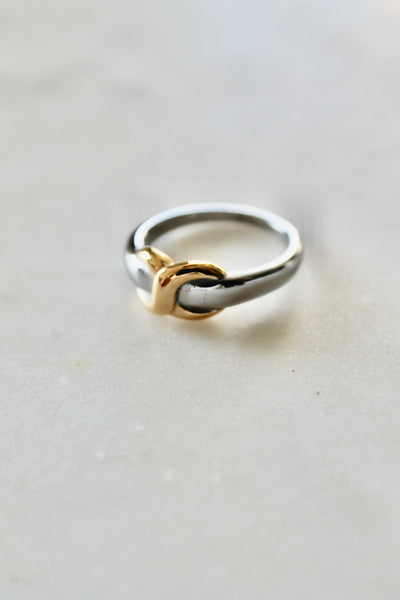 Infinity mix metals ring