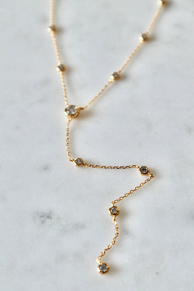 Esther lariat necklace