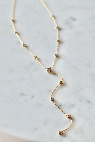 Esther lariat necklace