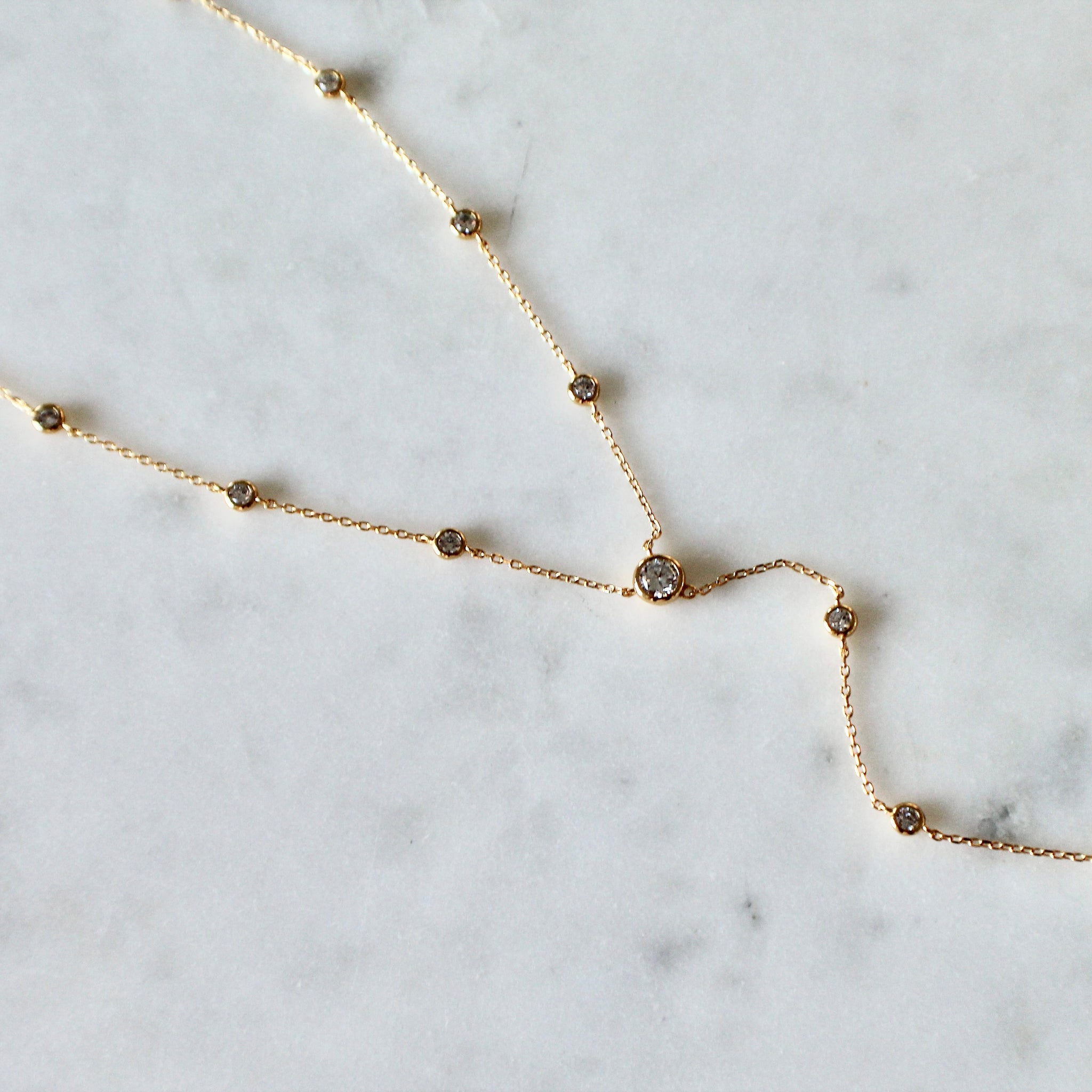 Esther lariat necklace
