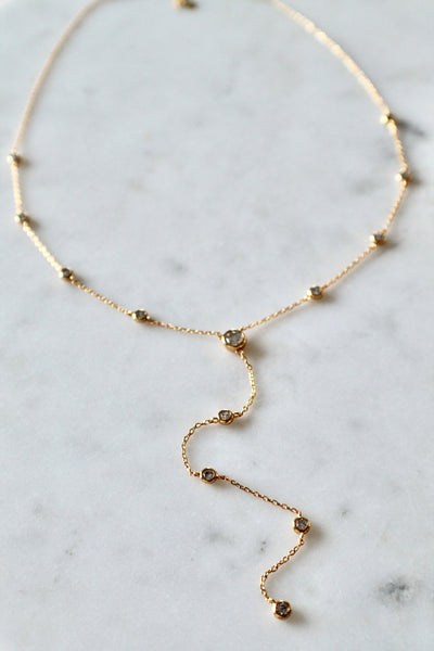 Esther lariat necklace