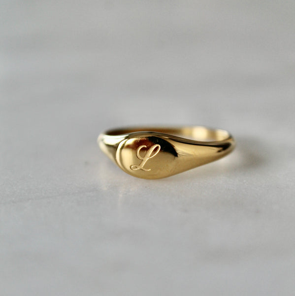Initial ring - Lily Lough 