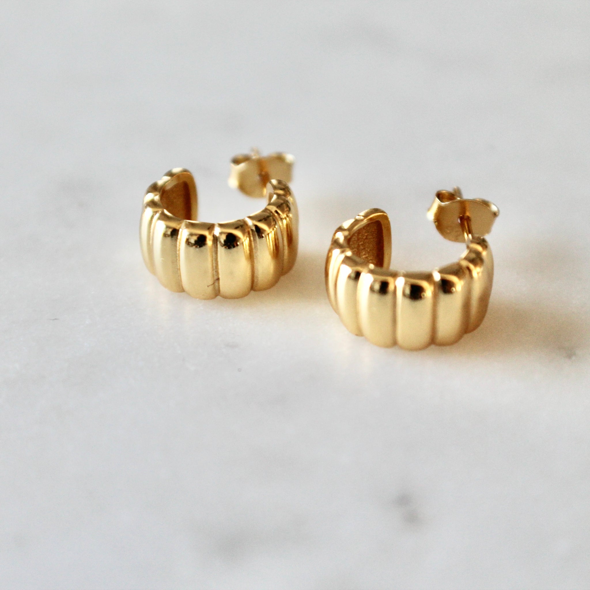 Hannah  huggie earrings