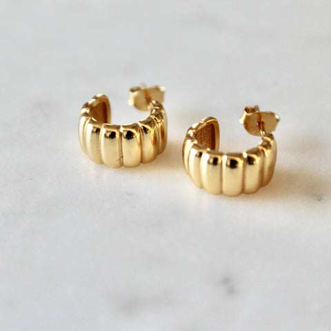 Hannah  huggie earrings