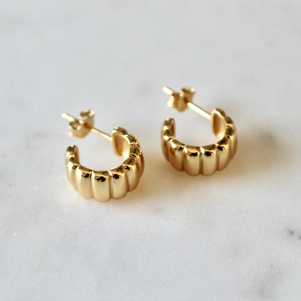 Hannah  huggie earrings