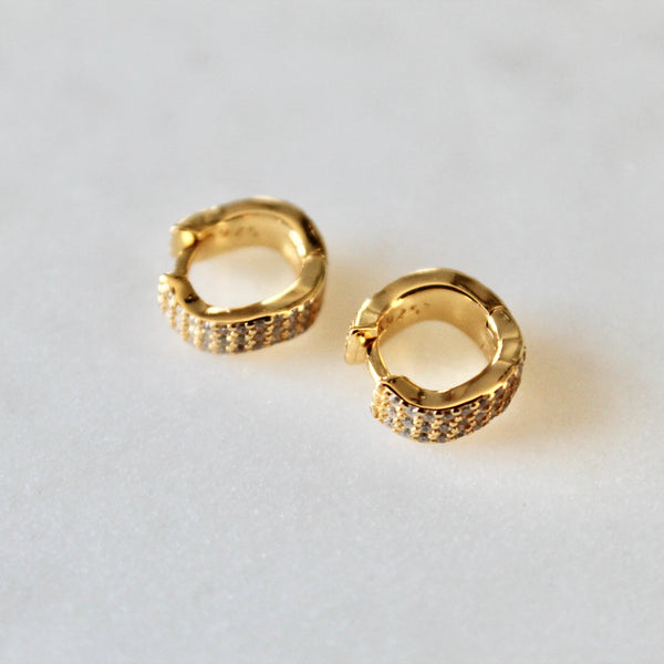 Penelope huggie earrings