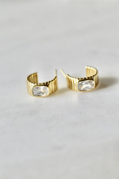 Adeline huggie earrings - Lily Lough 