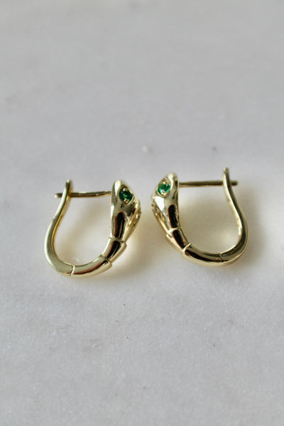 Snake huggie earrings - Lily Lough 