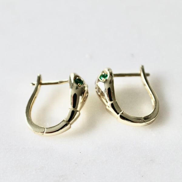 Snake huggie earrings - Lily Lough 