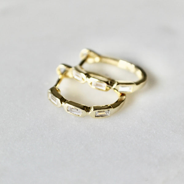 Karla huggie earrings