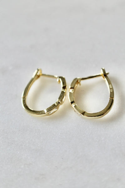 Karla huggie earrings
