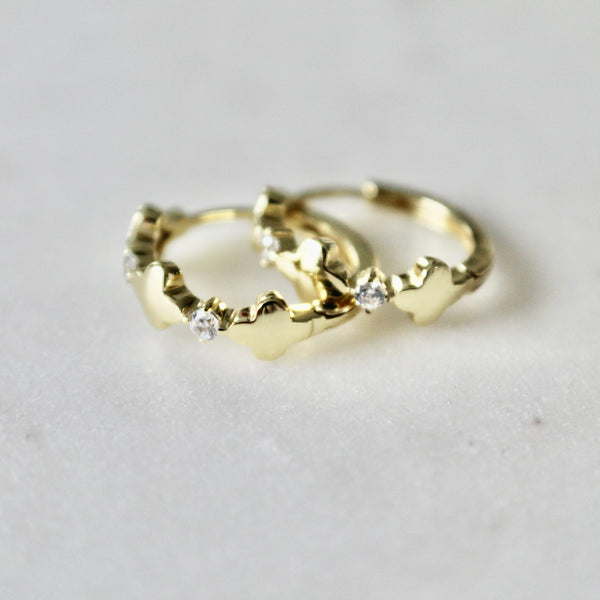 Kristy huggie earrings