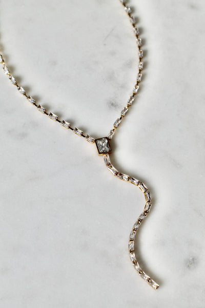 Katie lariat necklace