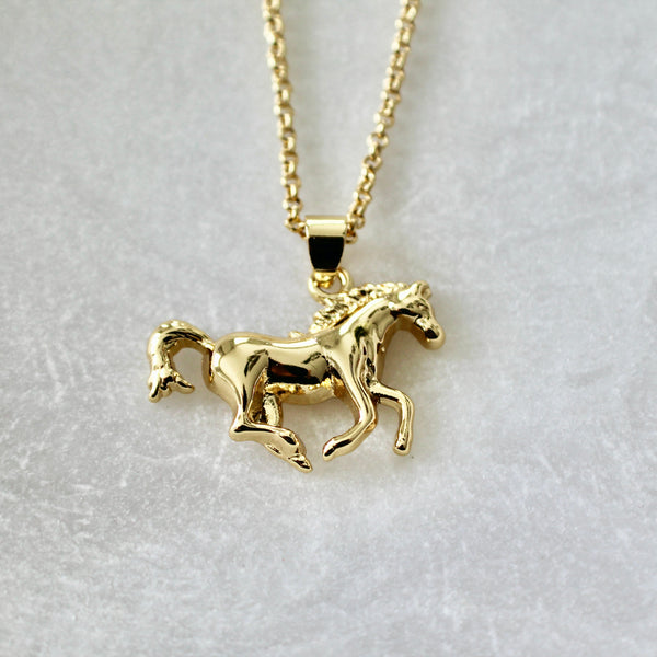 Horse pendant necklace - Lily Lough 