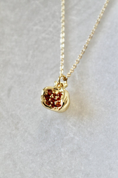 Pomegranate pendant necklace - Lily Lough 
