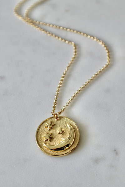 Moon and stars necklace - Lily Lough 