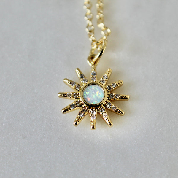 Opal sun  necklace - Lily Lough 