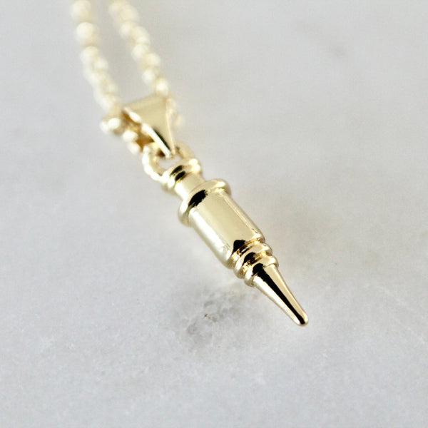 Syringe charm necklace - Lily Lough 