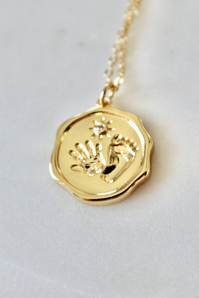 Newborn charm necklace - Lily Lough 