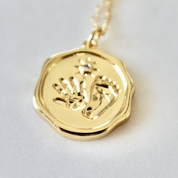 Newborn charm necklace - Lily Lough 