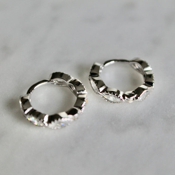 Mira huggie earrings