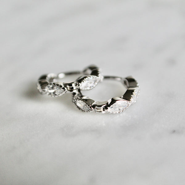 Mira huggie earrings