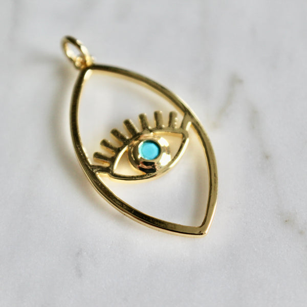 Evil eye charm