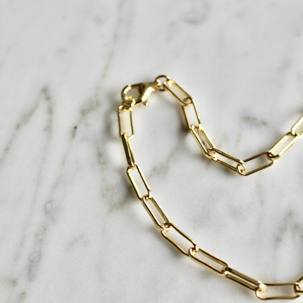 Paper clip necklace