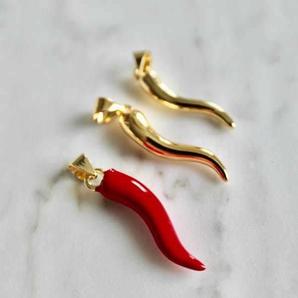 Italian horn charm