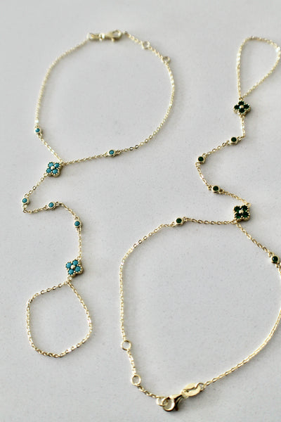 Clover hand chain